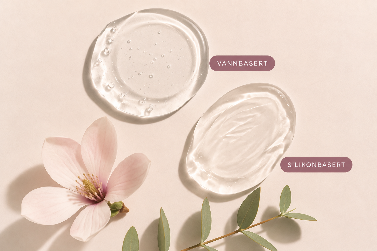 Vannbasert eller silikonbasert glidemiddel og vaginal helse